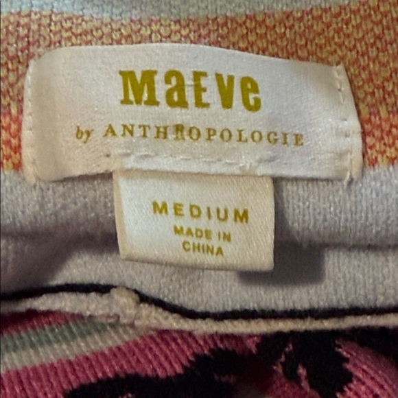 ANTHROPOLOGIE Maeve Women’s Fanciful Mon Cheri Mock Sweater Size Medium - Picture 6 of 9